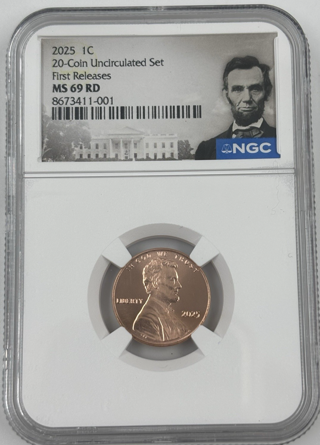Abraham Lincoln Shield Cents NGC Graded